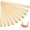 10 Pcs Pottery Teaching Rolling Mud Stick Guide 5 Size Wooden Rolling
